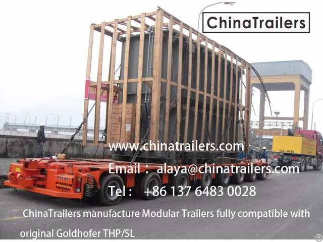 Chinatrailers Modular Trailer Compatible With Goldhofer Thp Sl For Peru