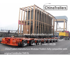 Chinatrailers Modular Trailer Compatible With Goldhofer Thp Sl For Peru