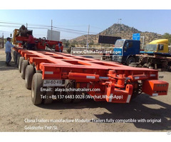 Goldhofer Modular Trailer Multi Axle Manufactured By Chinatrailers For Canada