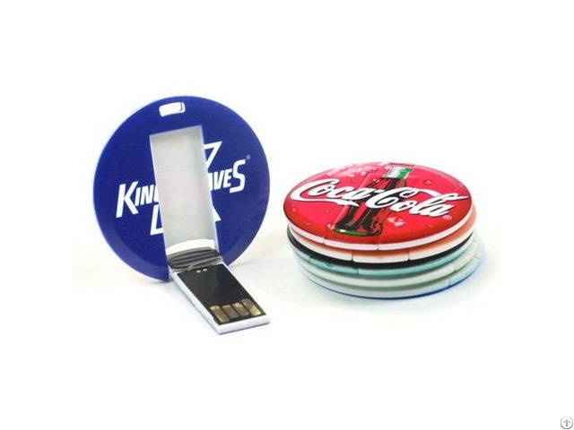 Round Card Usb Flash Drive