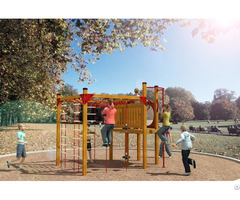 Hot Selling Outdoor Playground Equipment Wooden Series Wd Tm136