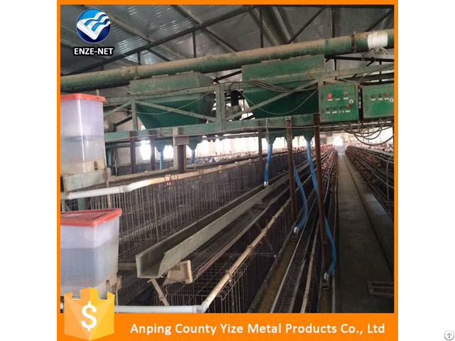 Chicken Broiler Feeding Equipment Layer Poultry Rearing Cages