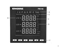 Three Phase Digital Power Analyzer Meter