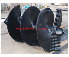 Double Cut Soil Auger