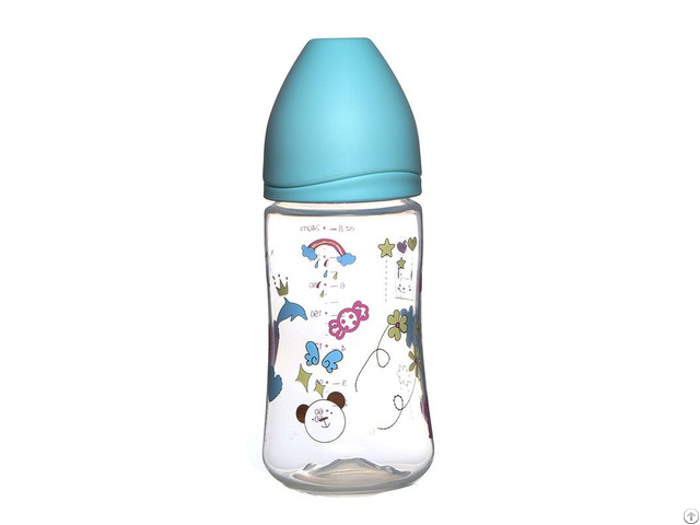 Newborn Bpa Free Baby Milk Feeding Bottles With Pattern