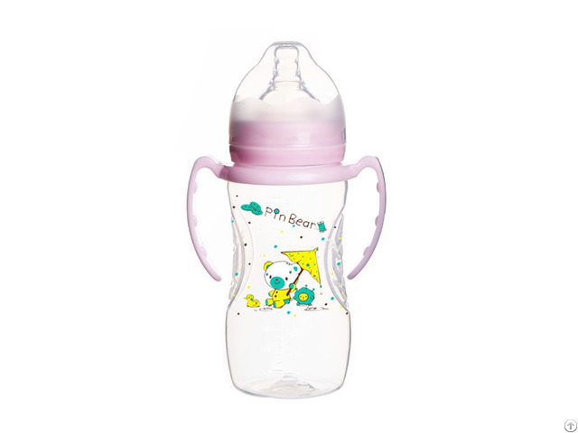 Non Toxic Newborn Wide Neck Baby Feeding Bottle With Milk Container