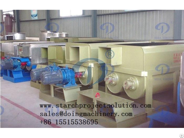 Vacuum Dehydrator In Starch Processing Line