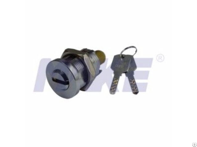 Cylinder Lock For Vending Equipment Zinc Alloy Brass Nickel Plated