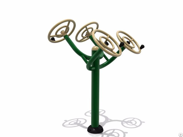 Qualified General Outdoor Fitness Tai Chi Spinner With Four Rotary Wheels Wd 155g