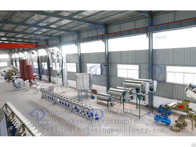 Description Of Cassava Starch Production Line