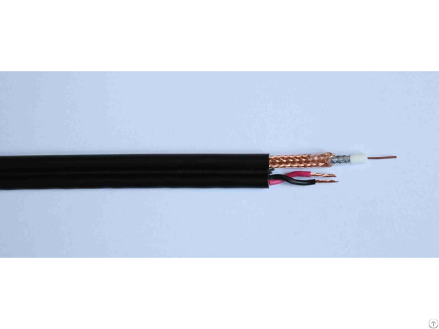 Siamese Coaxial Cable Rg59 With 2 0 75sqmm Power Line For Video System