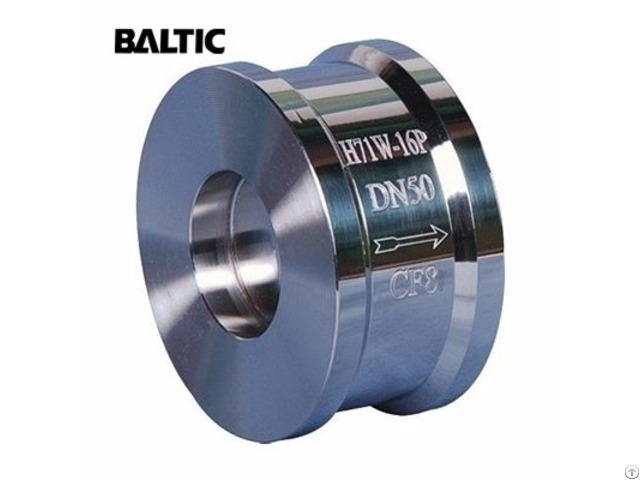 Single Disc Swing Check Valve A351 Cf8 Dn50 Pn16 Api 594 Wafer