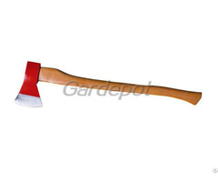 Axe With Wooden Handle