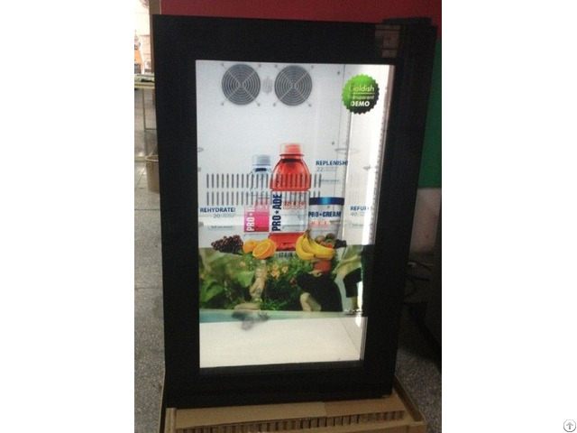 Transparent Lcd Screen Door Fridge