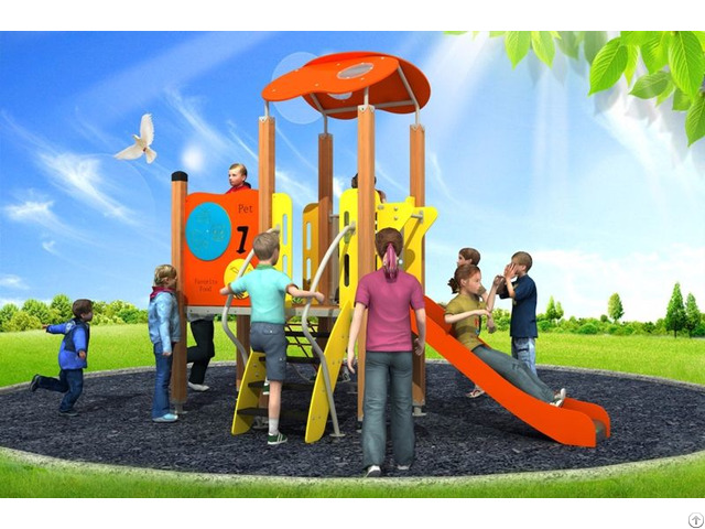 Hottest Pe Series Outdoor Playground Equipment For Children Above 3 Years Wd Bc203