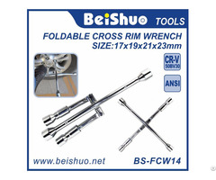 High Quality Foldable Cross Rim Wrench