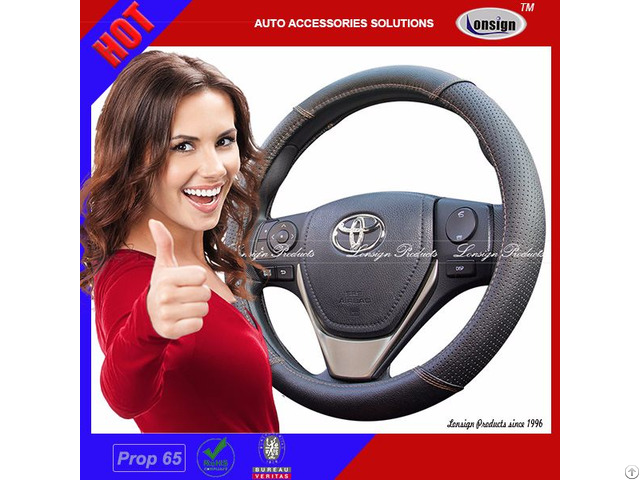 Genuine Leather Car Steering Wheel Cover