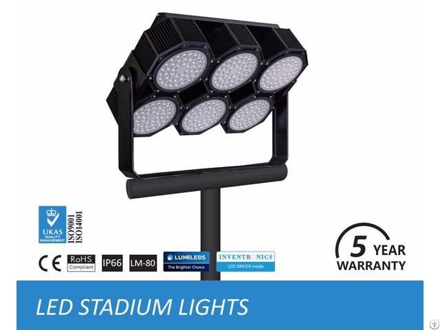 Led Stadium Lights Fixtures In Football Field, Sport Field Lighting