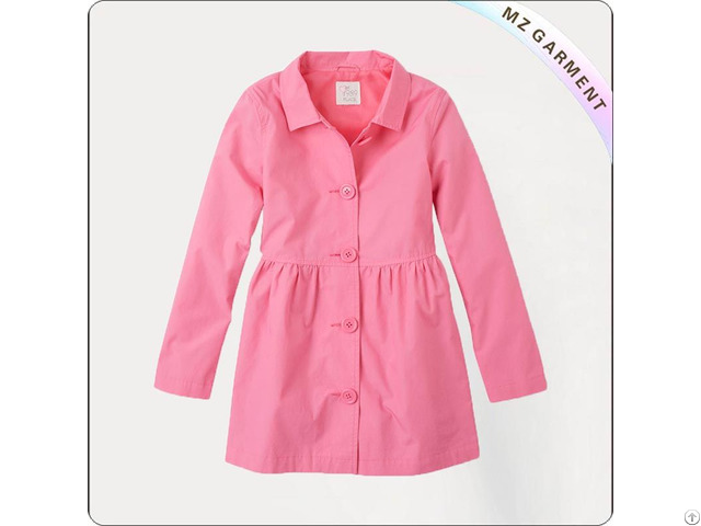 Girl Prism Pink Windbreaker Coat