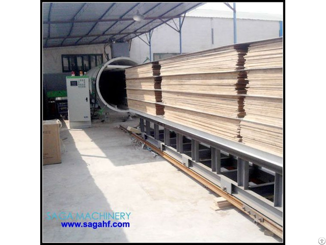 High Frequency Timber Seasoning Plants With Vacuum Condition 3cbm 13cbm