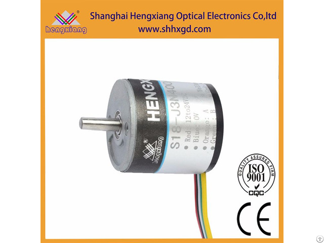 Hengxiang S18 Series Incremental Miniture Solid Encoder With External Diameter 18mm Shaft 2 5mm