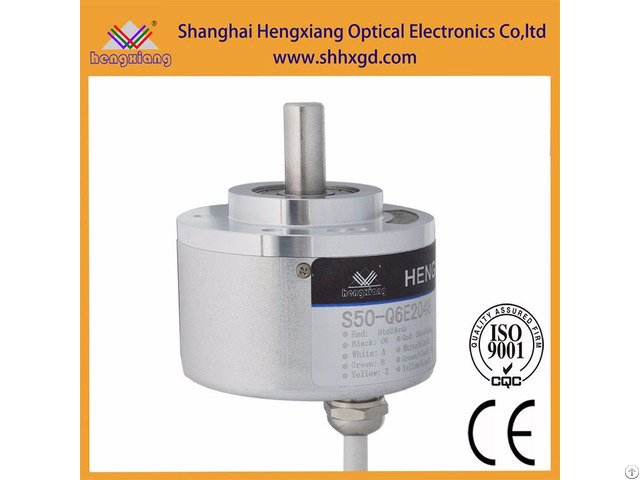 Hengxiang Incremental Rotary Encoder Diameter 50mm Solid Shaft 8mm 23040 Pulse