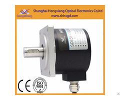 Hengxiang Flange Encoder Diameter 65mm Solid Shaft 15mm With Keyway