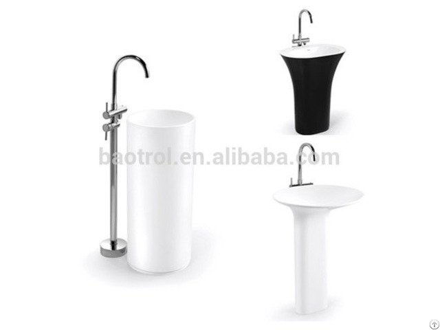 Hot Sale Solid Surface Boothroom Basin And Kitchen Sinks From China