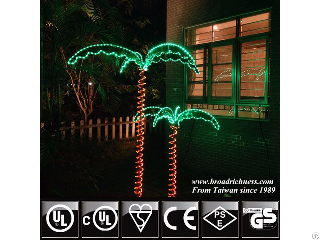 7ft Led Rope Light Palm Tree