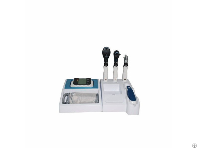 Desktop Diagnosis Station Otoscope Ophthalmoscope Ent Inspector And Electronic Sphygmomanometer