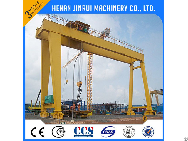 Double Grider Gantry Crane 20 Ton With 2 Hooks Price