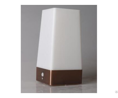 Battery Operated Square Shape Pir Motion Sensor Led Table Lamp