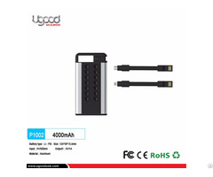 Built In Cable 4000 Mah Power Bank