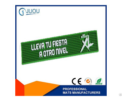 Promotional Oem 3d Emboooseed Logo Pvc Bar Mat