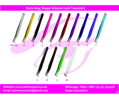 Neck Ring Shape Volume Lash Tweezers