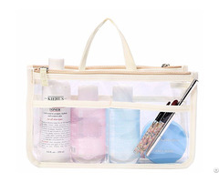 Large Capacity Travel Pouch Cosmetic Storage Bag Organizer With Multi Pocket