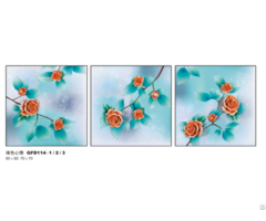 New Design Handmade Paint Flower Painting