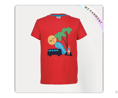 Kids Ecological Sunset Beach Tee