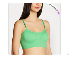 Women Greenery Gym Crop Top