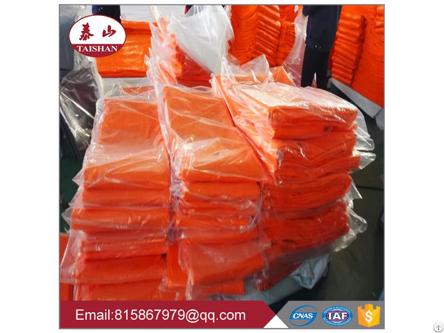 Flame Retardant Orange Pvc Tarps