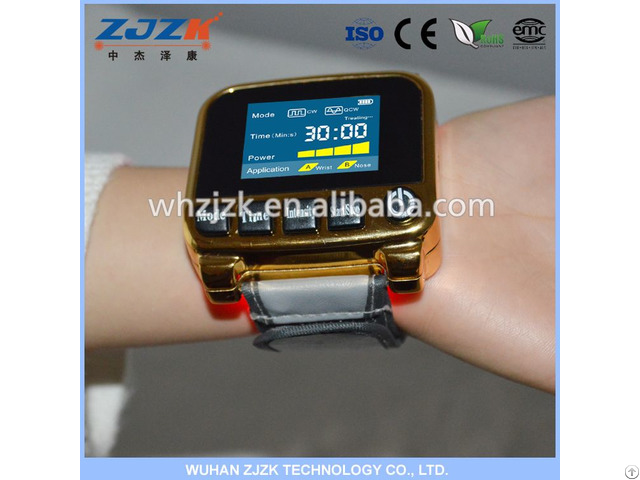 Household Portable Cold Laser Wrist Watch For High Blood Pressure Diabetes