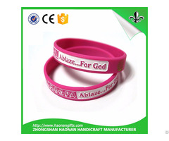 Fashion Cheap Custom Silicone Wristband