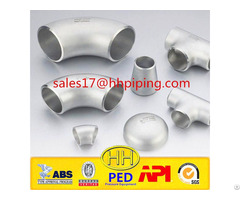 Hh High Quality Abs Iso Ped Stainless Steel Pipe Fittings