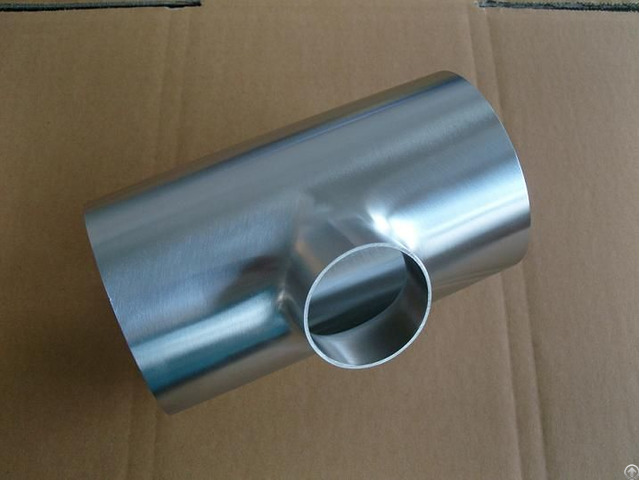 Polished Sanitary Stainless Steel Tee