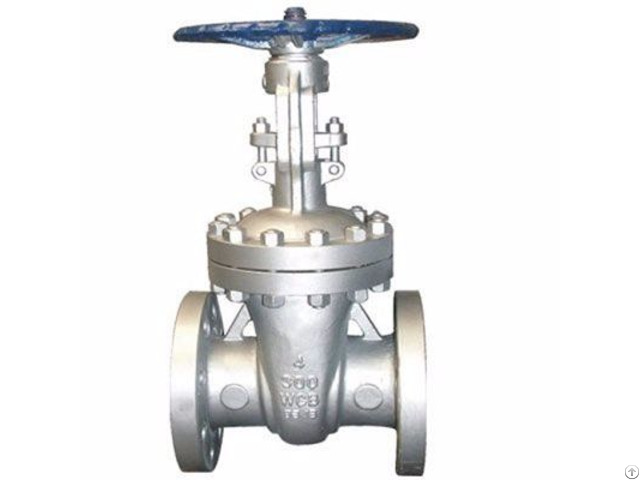 Asme B16 34 Class 300 Lb Cast Steel Gate Valve Flanged Ends