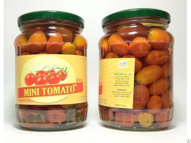 Canned Natural Cherry Young Tomato