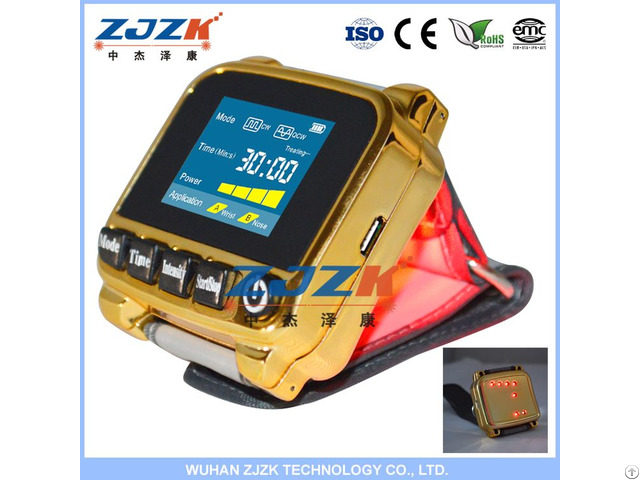 Household Portable Laser Treat Diabetes And High Fatness Wrist Watch