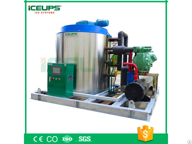 Industrial Flake Ice Machine With Capacity 10ton 24h