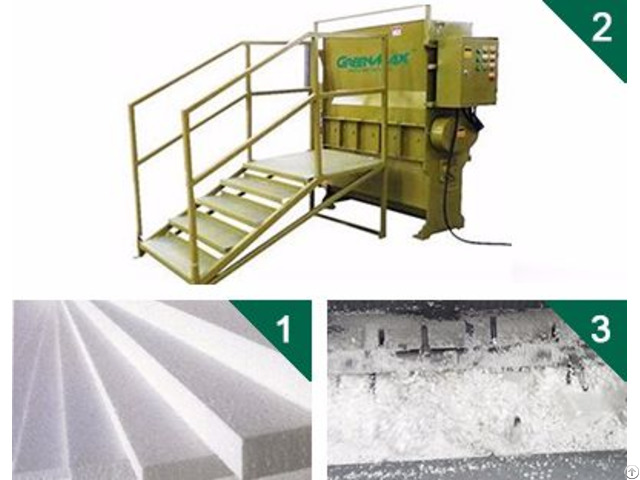 Greenmax Plastic Foam Of Polystyrene Crusher