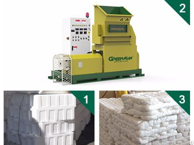 Plastics Foam Melting Machine Of Greenmax Mars Series